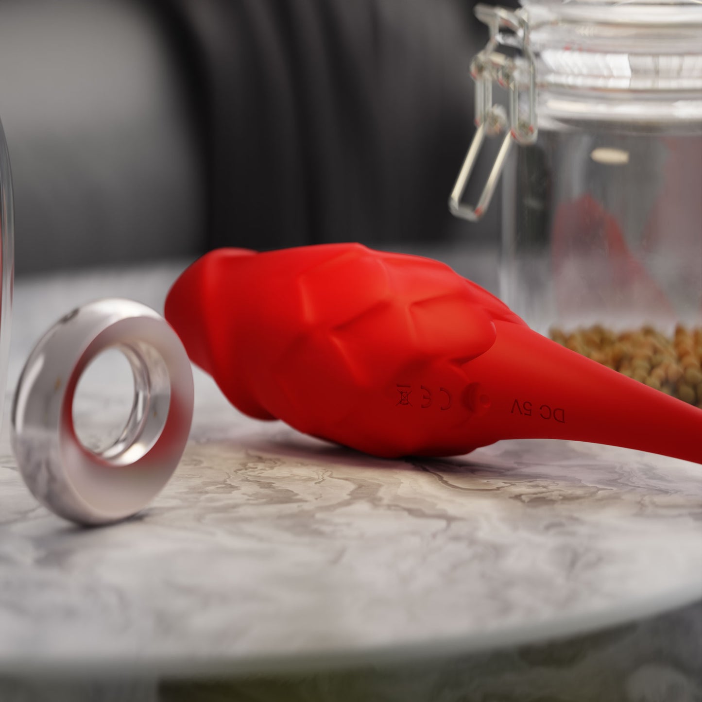 DRAGON SCALE App Controlled Rechargeable Love Egg Vibrator