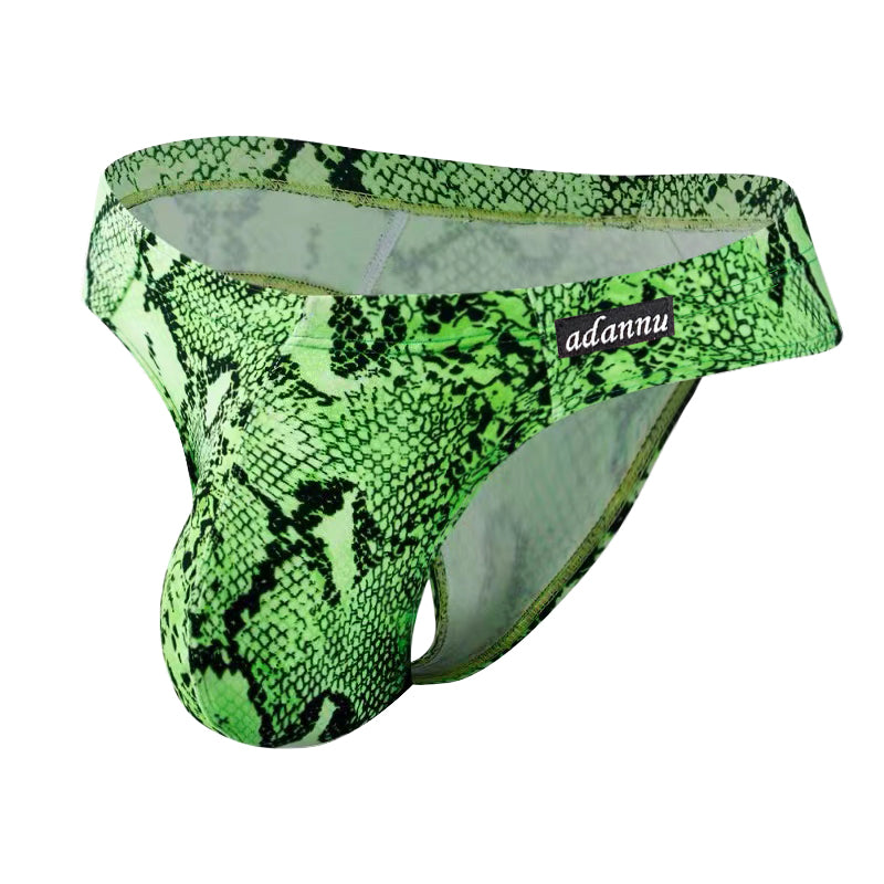 ADANNU Men's Pants Leopard Print Triangle Pants