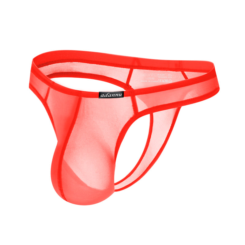 ADANNU Men's Sheer Thong