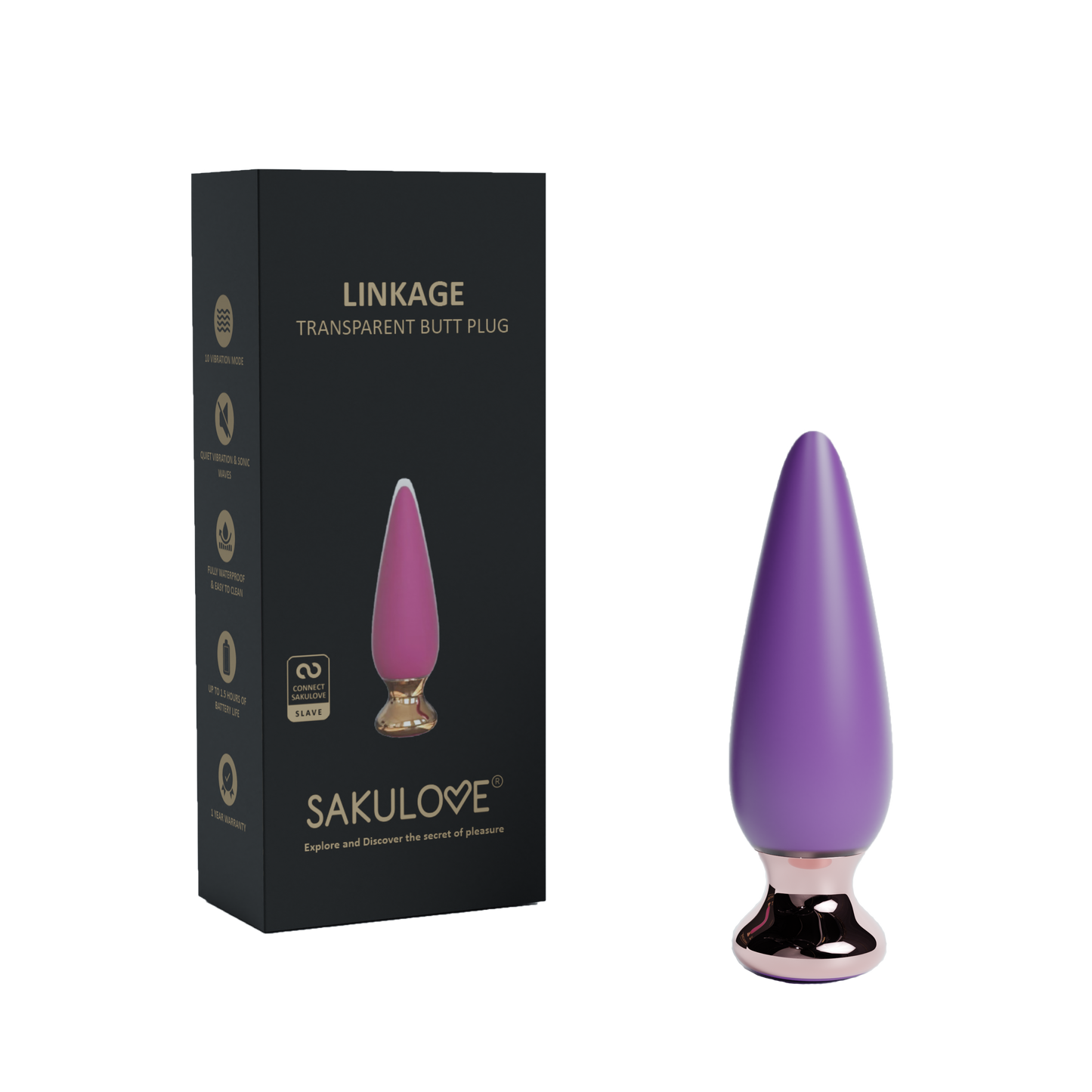 Sakulove LINKAGE Transparenter Analplug