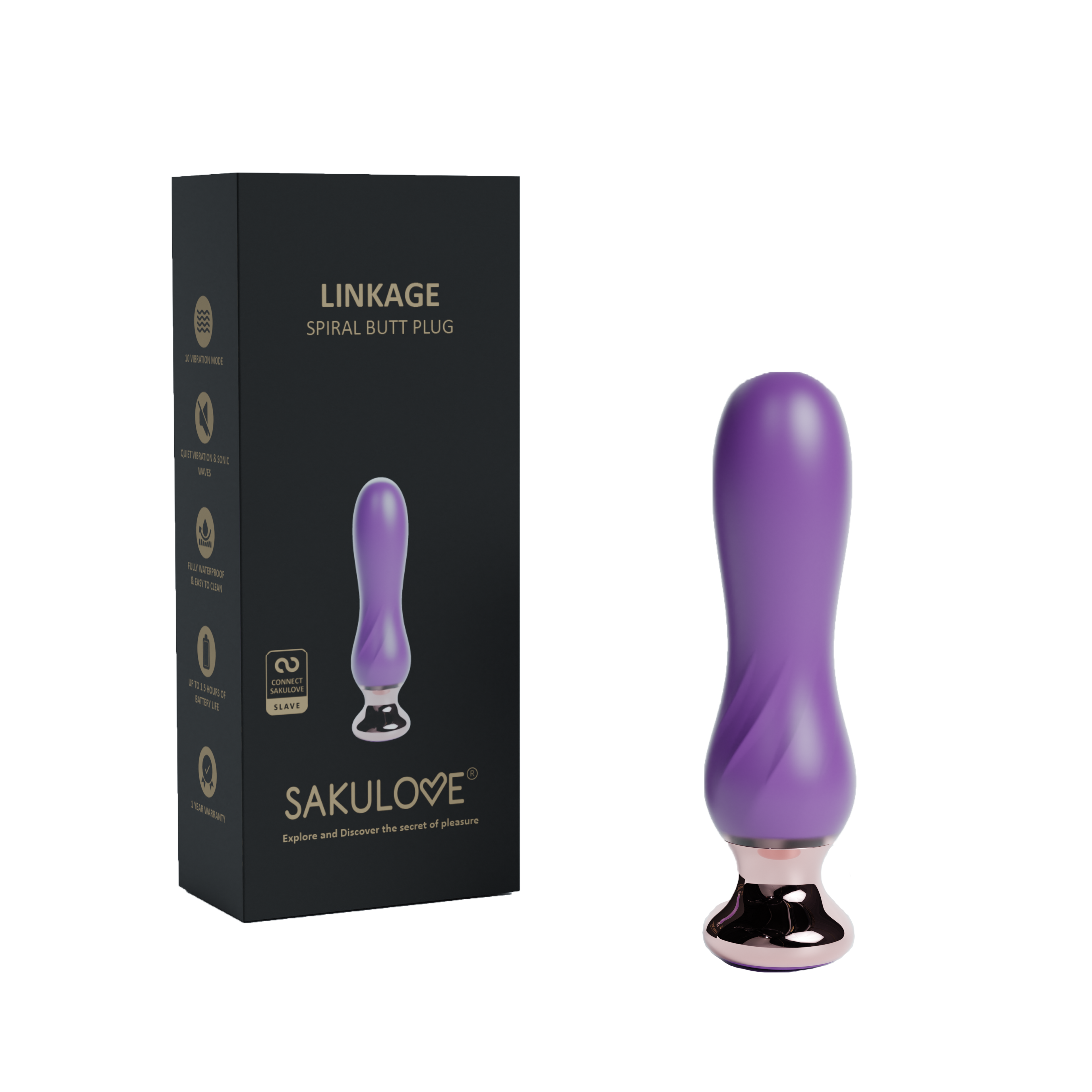 Sakulove LINKAGE Spirla Butt Plug
