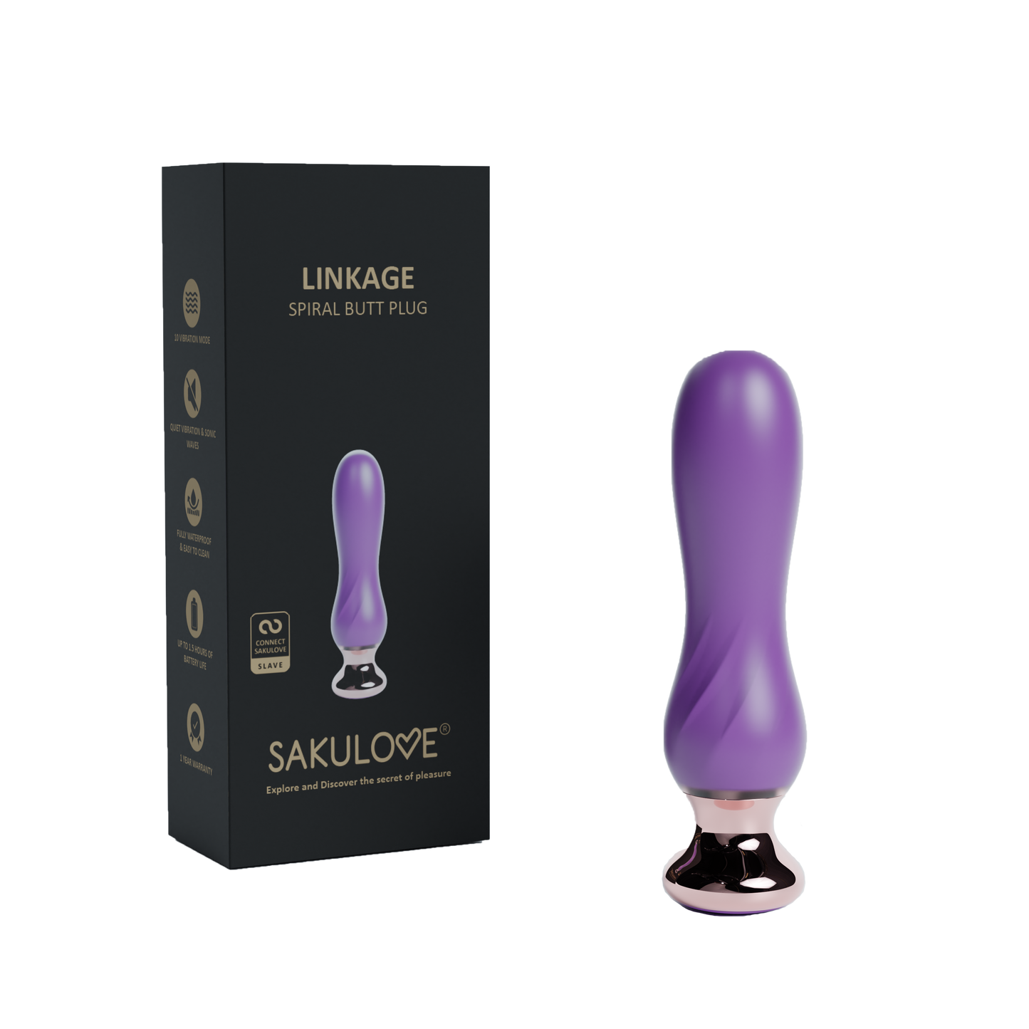 Sakulove LINKAGE Spirla Butt Plug Butt Plug