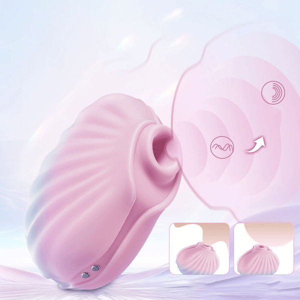 SAKULOVE FLOW-Seashell Clitoral Suction Vibrator