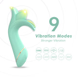 Silicone Vibrator Masturbation Tease