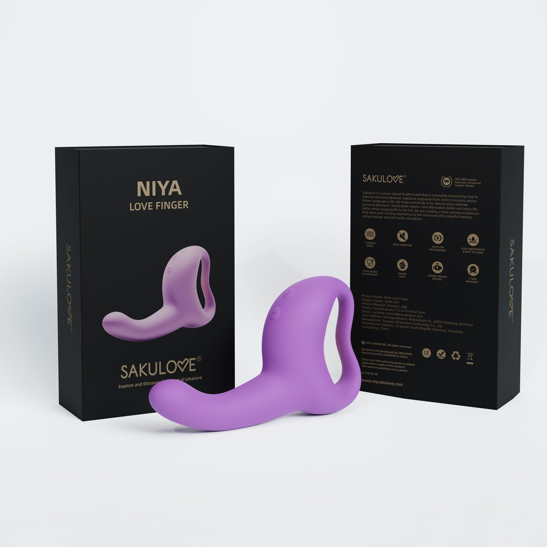 Sakulove NIYA Love Finger Vibrator | XBIZ Awards 2023