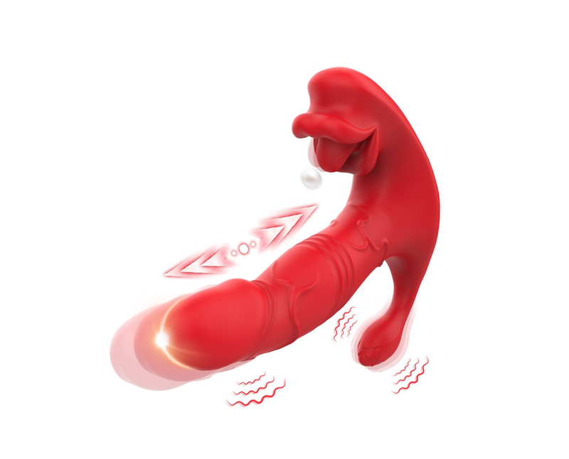 Tongue Prostate Massager Anal Vibrator