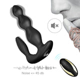 Pull Bead Vibrator Silicone Anal Plug Anal Three Point Resonance