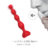 Rose Silicone Pull Bead Anal Plug