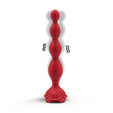 Rose Silicone Pull Bead Anal Plug