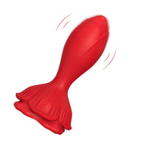 Siren Rechargeable Rose Silicone Rear Anal Plugs