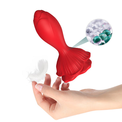 Siren Rechargeable Rose Silicone Rear Anal Plugs