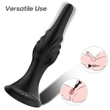 Soft Silicone Anal Plug Masturbator Male Rear Prostate Orgasm Massager