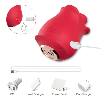 Sakulove Rose Clitoral Licking Vibration