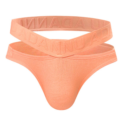 ADANNU V-Shape Double Belt Men's Triangle Pants