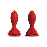 Siren Rechargeable Rose Silicone Rear Anal Plugs