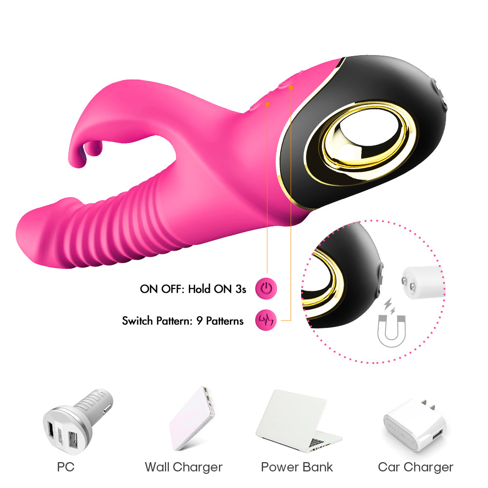Sakulove G-Spot Thumper Vibrator Clitoral Vibration Clit Sucker
